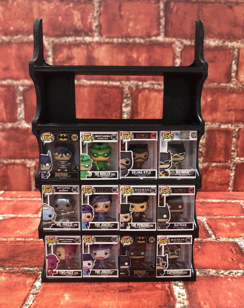 Wall Mounted Display For Individual Funko BITTY Pops