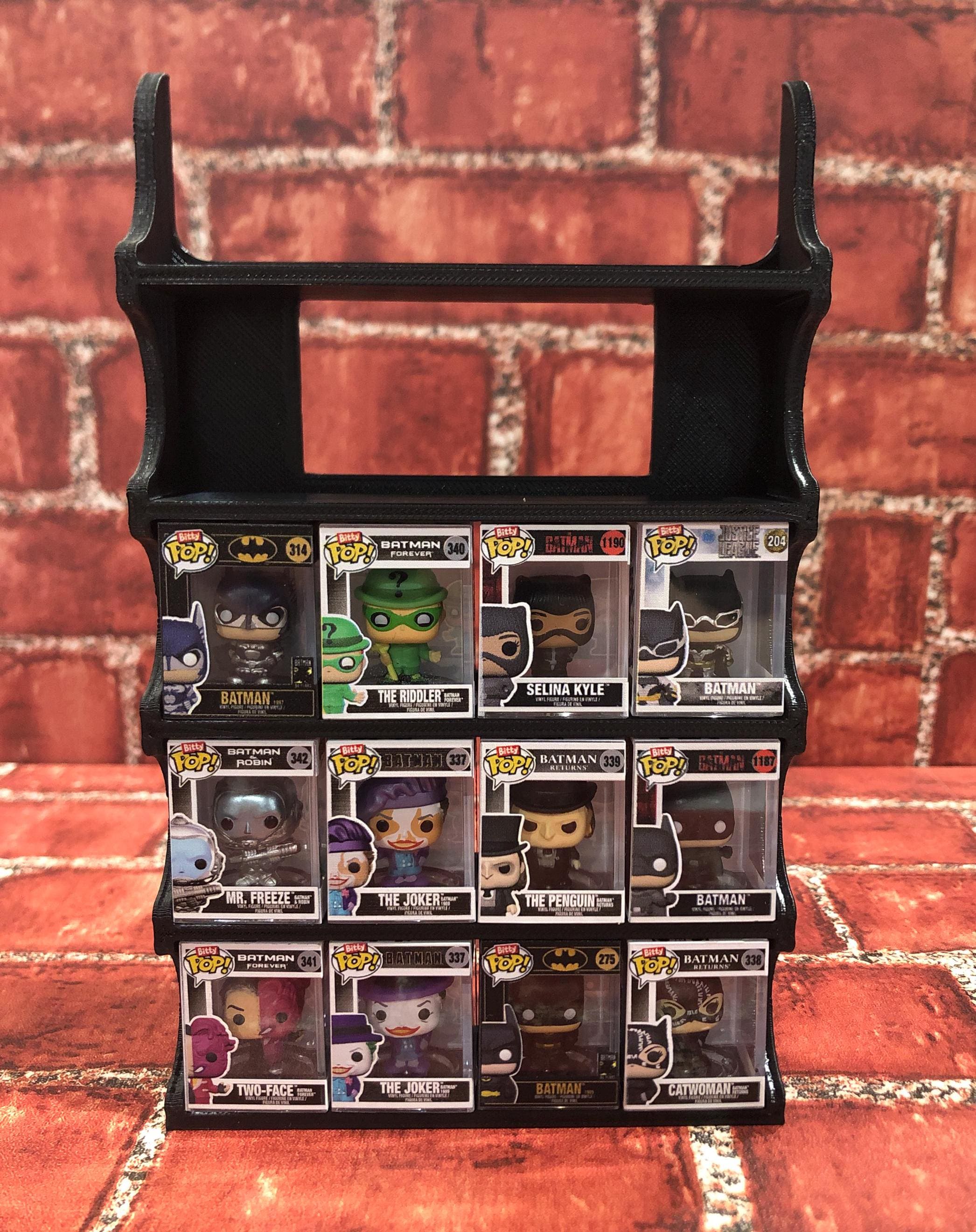 Wall Mounted Display For Individual Funko BITTY Pops